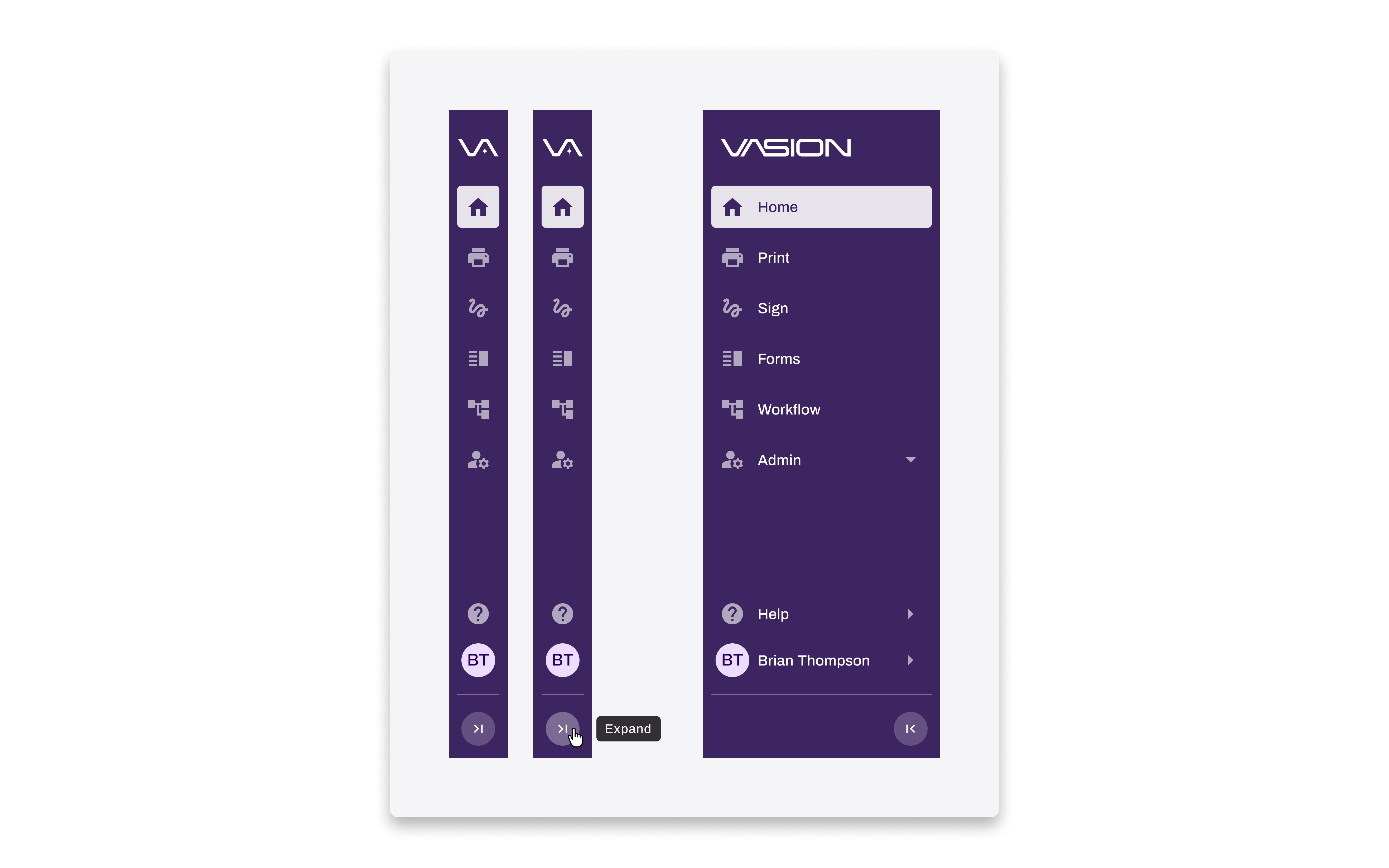 Improved expand/collapse interaction design.